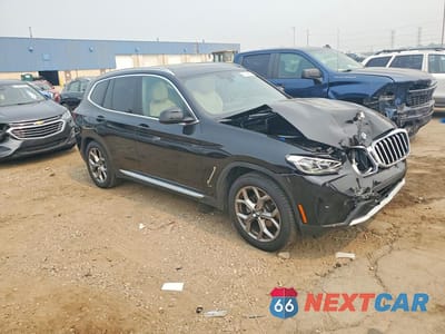 Czwarte zdjęcie samochodu z boku: 2023 BMW X3 XDRIVE30I VIN:5UX53DP08P9N63344 - miniatura