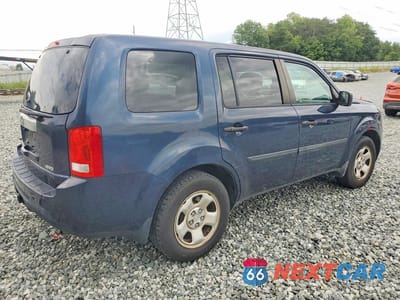 Trzecie zdjęcie samochodu z tyłu: 2012 HONDA PILOT LX VIN:5FNYF4H28CB005449 - miniatura