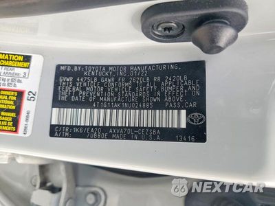 Zdjęcie 12 z 12 samochodu: 2022 TOYOTA CAMRY SE VIN:4T1G11AK1NU024885 - miniatura