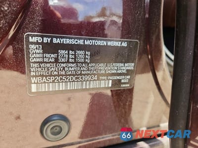 Zdjęcie 12 z 12 samochodu: 2013 BMW 535 XIGT VIN:WBASP2C52DC339934 - miniatura