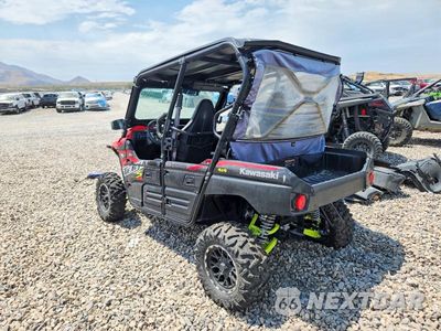 Trzecie zdjęcie samochodu z tyłu: 2023 KAWASAKI TERYX4 UTILITY VEHICLE VIN:JKBRTCJ18PB512522 - miniatura