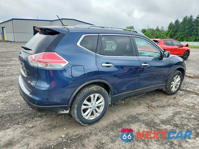 Trzecie zdjęcie samochodu z tyłu: 2015 NISSAN ROGUE SV VIN:KNMAT2MV8FP544551 - miniatura