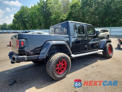 Trzecie zdjęcie samochodu z tyłu: 2022 JEEP GLADIATOR OVERLAND VIN:1C6HJTFG2NL160321 - miniatura