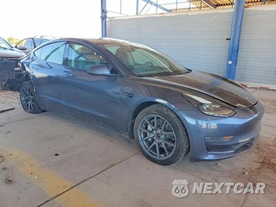 Czwarte zdjęcie samochodu z boku: 2022 TESLA MODEL 3 VIN:5YJ3E1EB9NF181350 - miniatura