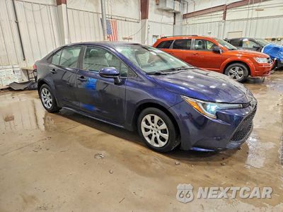 Czwarte zdjęcie samochodu z boku: 2021 TOYOTA COROLLA LE VIN:5YFEPMAE9MP188886 - miniatura
