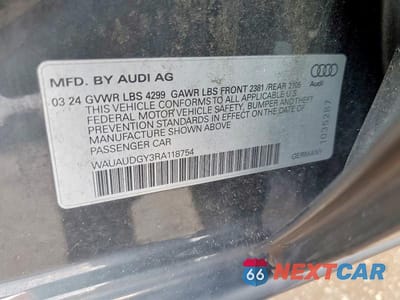 Zdjęcie 12 z 12 samochodu: 2024 AUDI A3 PREMIUM VIN:WAUAUDGY3RA118754 - miniatura