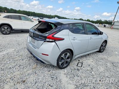 Trzecie zdjęcie samochodu z tyłu: 2018 NISSAN LEAF SV VIN:1N4AZ1CP3JC301974 - miniatura
