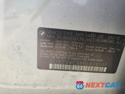 Zdjęcie 13 z 13 samochodu: 2011 BMW X5 XDRIVE35I VIN:5UXZV4C59BL404549 - miniatura