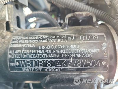 Zdjęcie 9 z 9 samochodu: 2019 BMW F 750 GS VIN:WB10B1804KZ787504 - miniatura