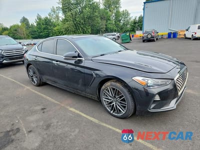 Czwarte zdjęcie samochodu z boku: 2019 GENESIS G70 2.0T ADVANCED VIN:KMTG44LA4KU016696 - miniatura