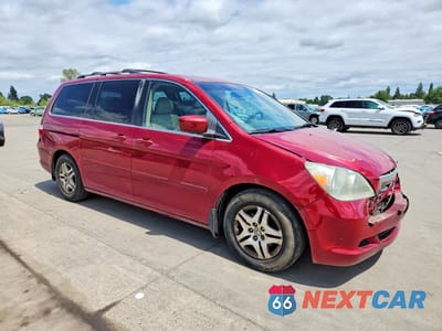 Czwarte zdjęcie samochodu z boku: 2006 HONDA ODYSSEY EXL VIN:5FNRL38776B083079 - miniatura