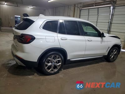 Trzecie zdjęcie samochodu z tyłu: 2024 BMW X3 SDRIVE30I VIN:5UX43DP08R9W64737 - miniatura