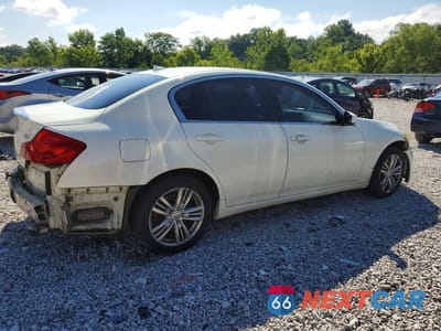 Trzecie zdjęcie samochodu z tyłu: 2011 INFINITI G37 VIN:JN1CV6ARXBM407952 - miniatura