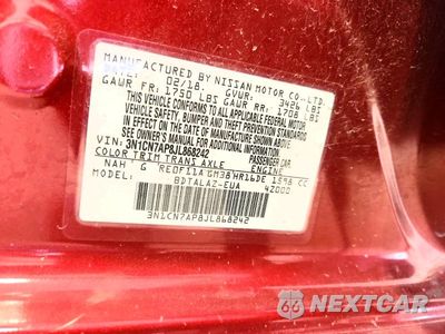 Zdjęcie 13 z 13 samochodu: 2018 NISSAN VERSA S PLUS VIN:3N1CN7AP8JL868242 - miniatura