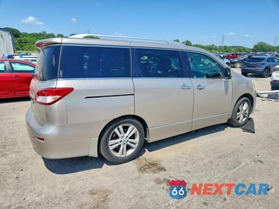 Trzecie zdjęcie samochodu z tyłu: 2012 NISSAN QUEST S/SV/SL/LE VIN:JN8AE2KP3C9039679 - miniatura