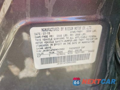 Zdjęcie 12 z 12 samochodu: 2015 INFINITI Q70 3.7 VIN:JN1BY1APXFM542682 - miniatura