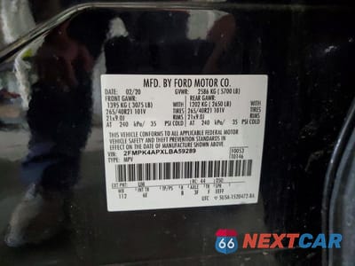 Zdjęcie 14 z 14 samochodu: 2020 FORD EDGE ST VIN:2FMPK4APXLBA59289 - miniatura