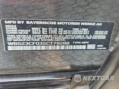 Zdjęcie 13 z 13 samochodu: 2025 BMW IX XDRIVE50 VIN:WB523CF03SCT79288 - miniatura