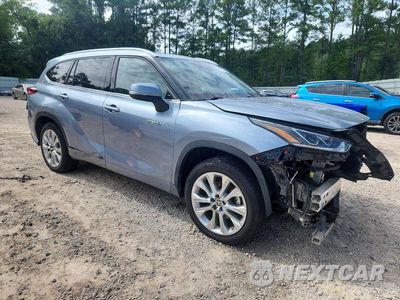 Czwarte zdjęcie samochodu z boku: 2020 TOYOTA HIGHLANDER HYBRID LIMITED VIN:5TDYARAH7LS000653 - miniatura