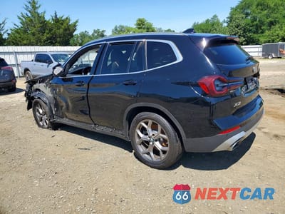 Drugie zdjęcie samochodu z przodu: 2022 BMW X3 XDRIVE30I VIN:5UX53DP03N9M76688 - miniatura
