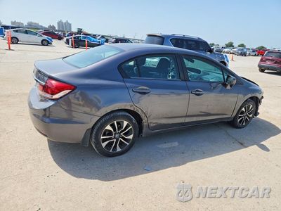Trzecie zdjęcie samochodu z tyłu: 2015 HONDA CIVIC EX VIN:19XFB2F88FE082198 - miniatura