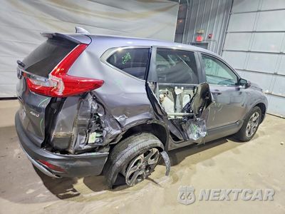 Trzecie zdjęcie samochodu z tyłu: 2018 HONDA CR-V EX VIN:7FARW2H54JE097194 - miniatura