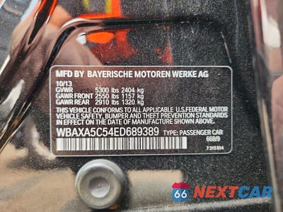Zdjęcie 12 z 12 samochodu: 2014 BMW 535 D VIN:WBAXA5C54ED689389 - miniatura