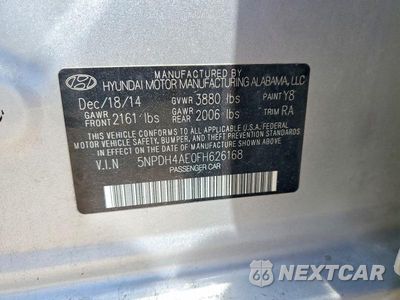 Zdjęcie 13 z 13 samochodu: 2015 HYUNDAI ELANTRA SE VIN:5NPDH4AE0FH626168 - miniatura