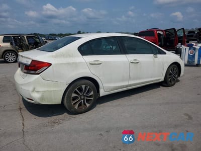 Trzecie zdjęcie samochodu z tyłu: 2013 HONDA CIVIC EX VIN:19XFB2F8XDE090705 - miniatura