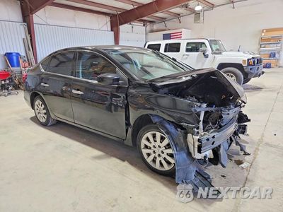 Czwarte zdjęcie samochodu z boku: 2019 NISSAN SENTRA S VIN:3N1AB7AP6KY281686 - miniatura