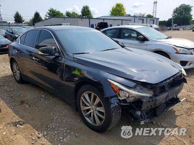 Czwarte zdjęcie samochodu z boku: 2016 INFINITI Q50 3.0T PREMIUM VIN:JN1EV7AR7GM344315 - miniatura