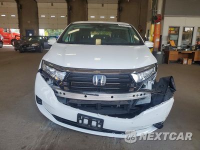 Piąte zdjęcie samochodu w środku: 2022 HONDA ODYSSEY EXL VIN:5FNRL6H75NB047813 - miniatura