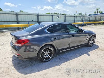 Trzecie zdjęcie samochodu z tyłu: 2021 GENESIS G70 ELITE VIN:KMTG34LA5MU072748 - miniatura