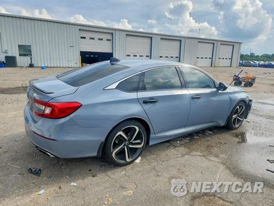 Trzecie zdjęcie samochodu z tyłu: 2022 HONDA ACCORD SPORT VIN:1HGCV1F36NA108065 - miniatura