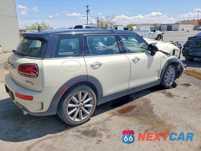 Trzecie zdjęcie samochodu z tyłu: 2021 MINI COOPER S CLUBMAN VIN:WMWLV7C06M2N42715 - miniatura