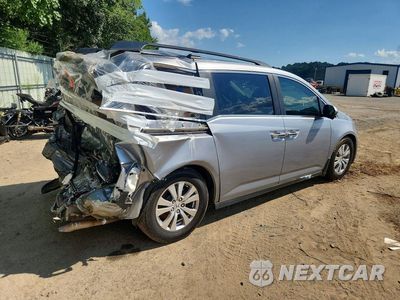 Trzecie zdjęcie samochodu z tyłu: 2016 HONDA ODYSSEY EXL VIN:5FNRL5H64GB046950 - miniatura