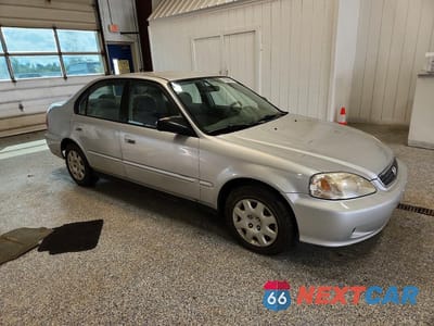 Czwarte zdjęcie samochodu z boku: 2000 HONDA CIVIC BASE VIN:2HGEJ6615YH574530 - miniatura