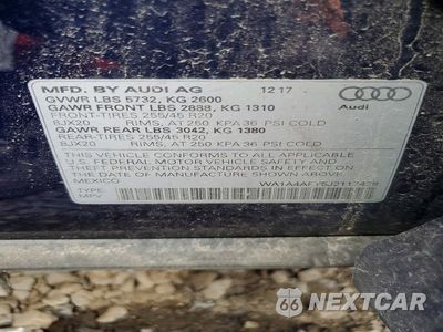 Zdjęcie 13 z 13 samochodu: 2018 AUDI SQ5 PREMIUM PLUS VIN:WA1A4AFY5J2117438 - miniatura