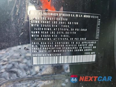 Zdjęcie 13 z 13 samochodu: 2024 VOLKSWAGEN TIGUAN SE VIN:3VV2B7AX7RM122566 - miniatura