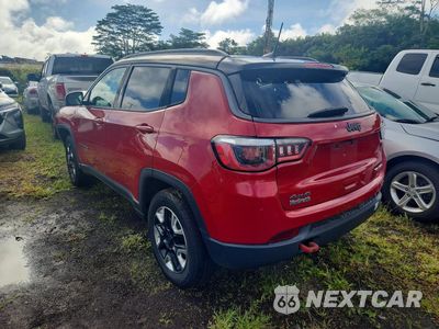 Drugie zdjęcie samochodu z przodu: 2018 JEEP COMPASS TRAILHAWK VIN:3C4NJDDBXJT130247 - miniatura