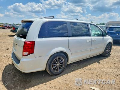 Trzecie zdjęcie samochodu z tyłu: 2016 DODGE GRAND CARAVAN SE VIN:2C4RDGBG6GR390021 - miniatura