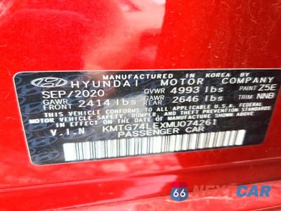 Zdjęcie 13 z 13 samochodu: 2021 GENESIS G70 3.3T VIN:KMTG74LEXMU074261 - miniatura