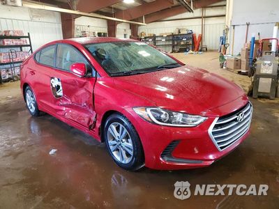 Czwarte zdjęcie samochodu z boku: 2018 HYUNDAI ELANTRA SEL VIN:KMHD84LF3JU697817 - miniatura
