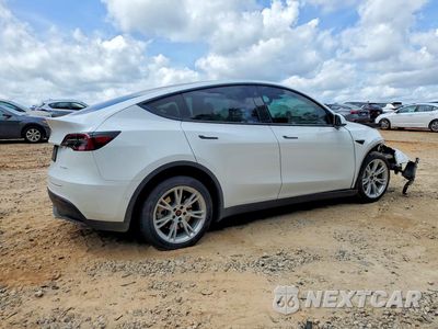 Trzecie zdjęcie samochodu z tyłu: 2021 TESLA MODEL Y VIN:5YJYGDEE5MF228903 - miniatura