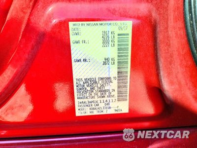 Zdjęcie 13 z 13 samochodu: 2018 NISSAN ALTIMA 2.5 SR VIN:1N4AL3AP0JC114112 - miniatura