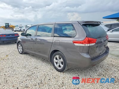 Drugie zdjęcie samochodu z przodu: 2012 TOYOTA SIENNA BASE 7-PASSENGER VIN:5TDZK3DC9CS181821 - miniatura