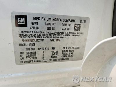 Zdjęcie 14 z 14 samochodu: 2020 BUICK ENCORE GX PREFERRED VIN:KL4MMBS23LB133337 - miniatura