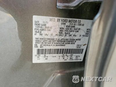 Zdjęcie 14 z 14 samochodu: 2012 FORD EDGE SEL VIN:2FMDK4JC3CBA55665 - miniatura