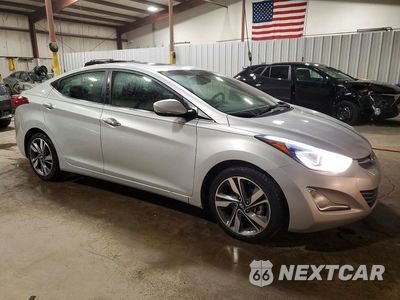 Czwarte zdjęcie samochodu z boku: 2014 HYUNDAI ELANTRA LIMITED VIN:KMHDH4AE2EU098908 - miniatura