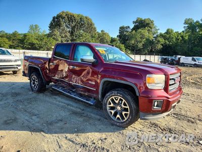 Czwarte zdjęcie samochodu z boku: 2014 GMC SIERRA K1500 SLT VIN:3GTU2VEC4EG424070 - miniatura